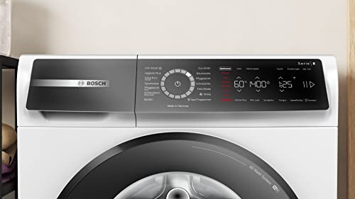 Bosch WGB244040 Serie 8 Smarte Waschmaschine, 9 kg, 1400 U/Min, Made in Germany, Active Water Plus Energie- und Wasserersparnis