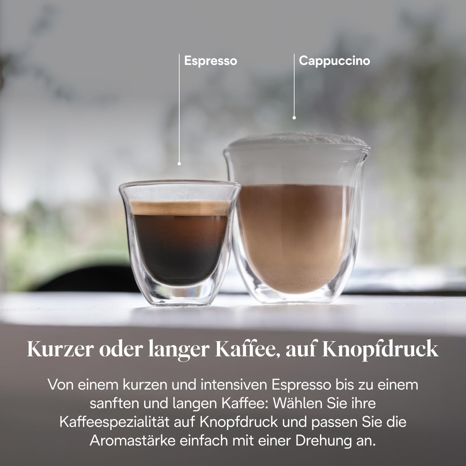 De’Longhi Magnifica S ECAM22.110.B Kaffeevollautomat – Espresso & Cappuccino, Milchaufschäumer, Schwarz