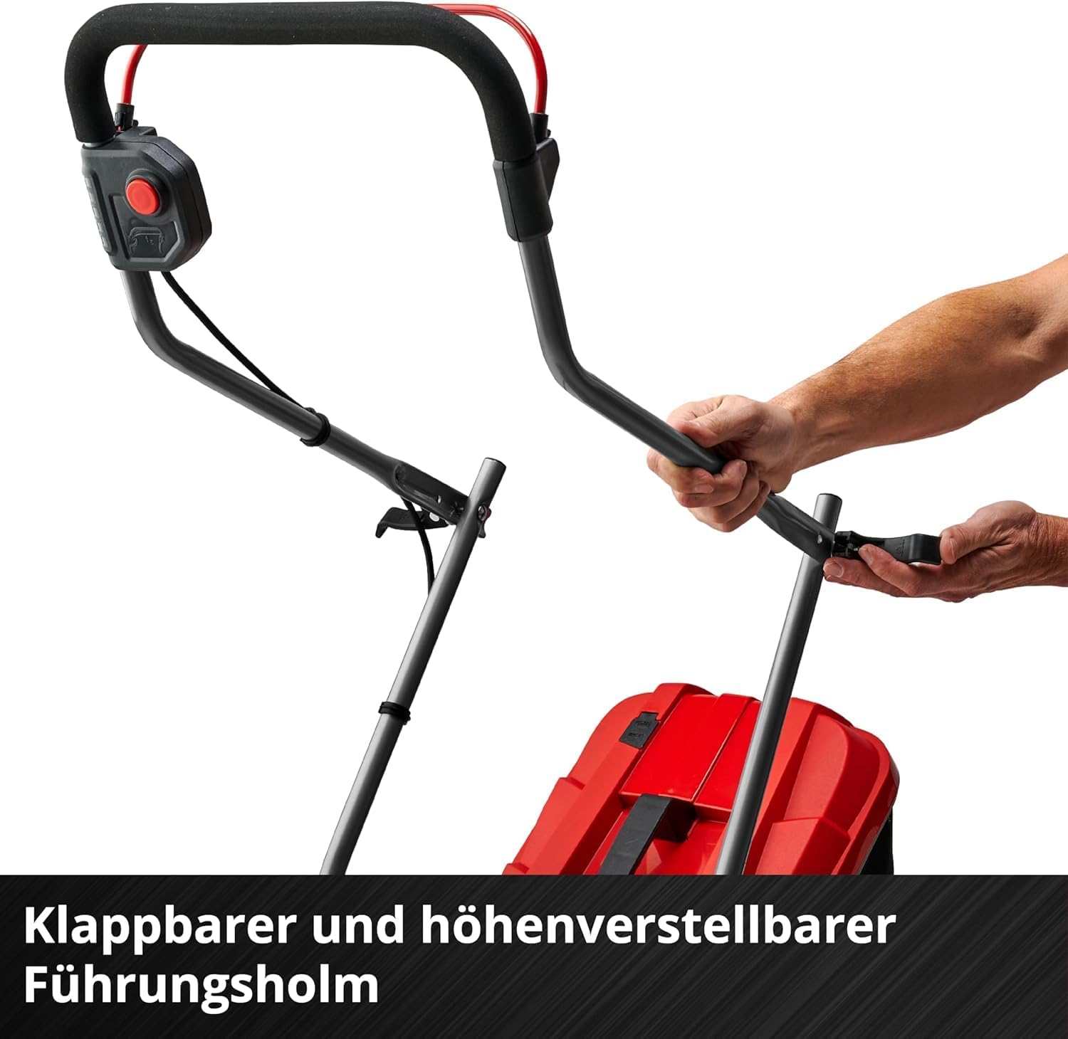 Einhell GE-CM 18/33 Li Akku-Rasenmäher – 18V, 33 cm, Brushless, bis 200 m², 30L Fangkorb, inkl. Akku & Ladegerät