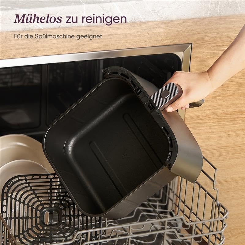 COSORI TurboBlaze Heißluftfritteuse 6L – 9-in-1 Airfryer XXL, Leiser DC Motor, 5 Stufen, Energiesparend