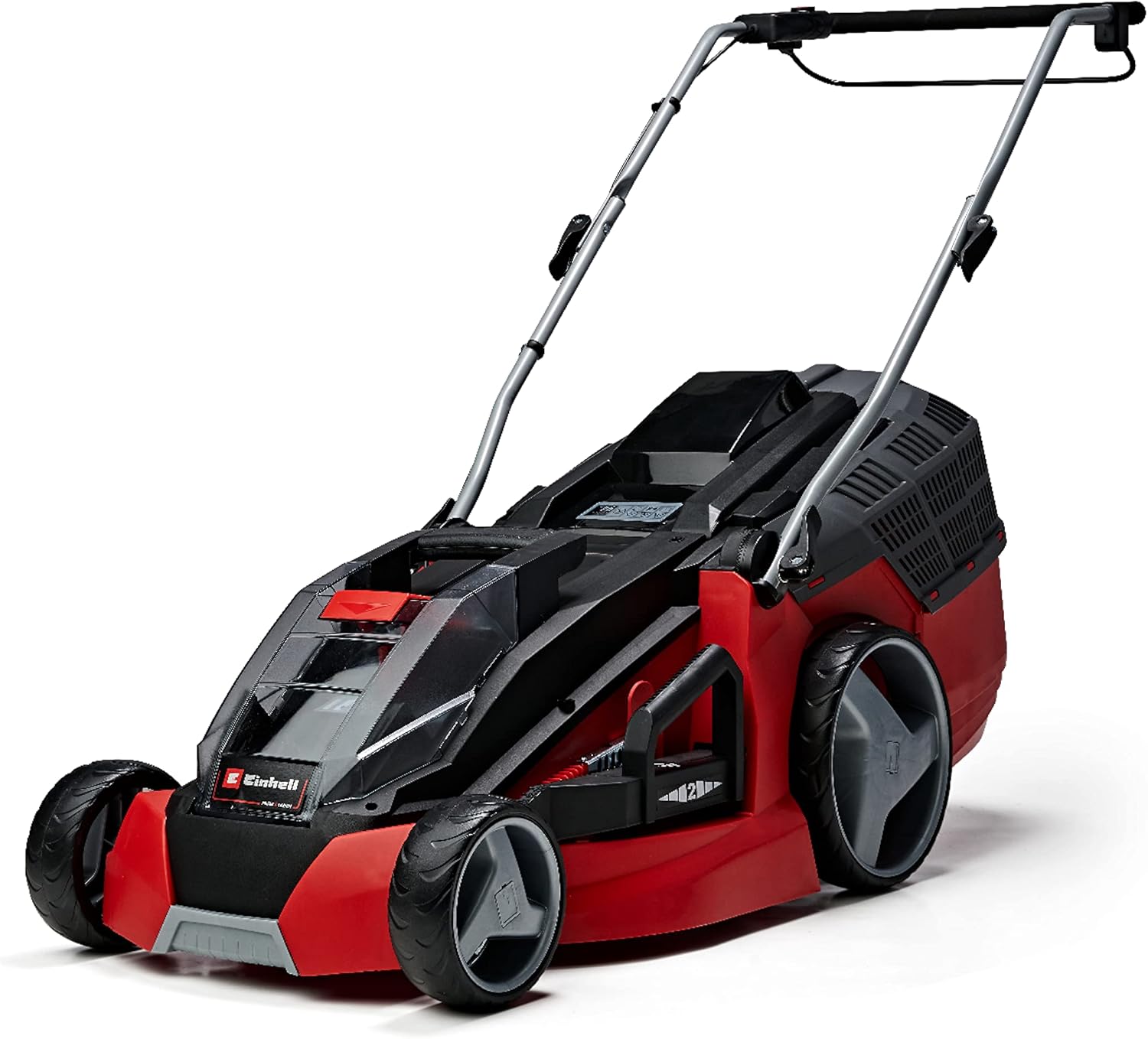 Einhell GE-CM 43 Li M Akku-Rasenmäher – 36V, 43 cm, Brushless, bis 600 m², 63L Fangkorb, inkl. 2x 4,0Ah Akku & Ladegerät