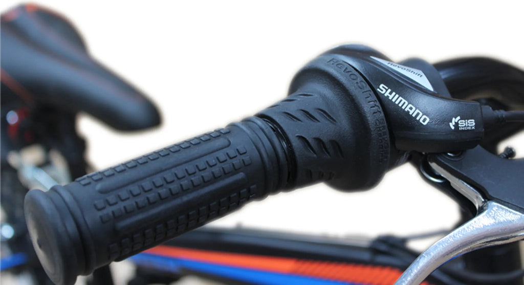 20 Zoll Fahrrad MTB mit Beleuchtung und SHIMANO 18-Gang Faster SBO